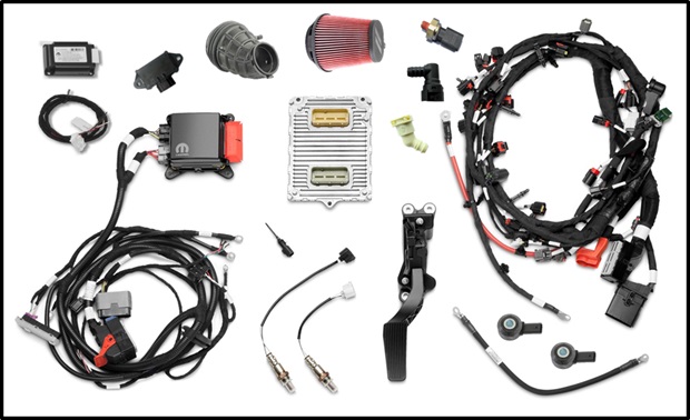 Hellcrate Redeye 6.2L SC Hemi Non-E.O. Engine Installation Kit - Click Image to Close